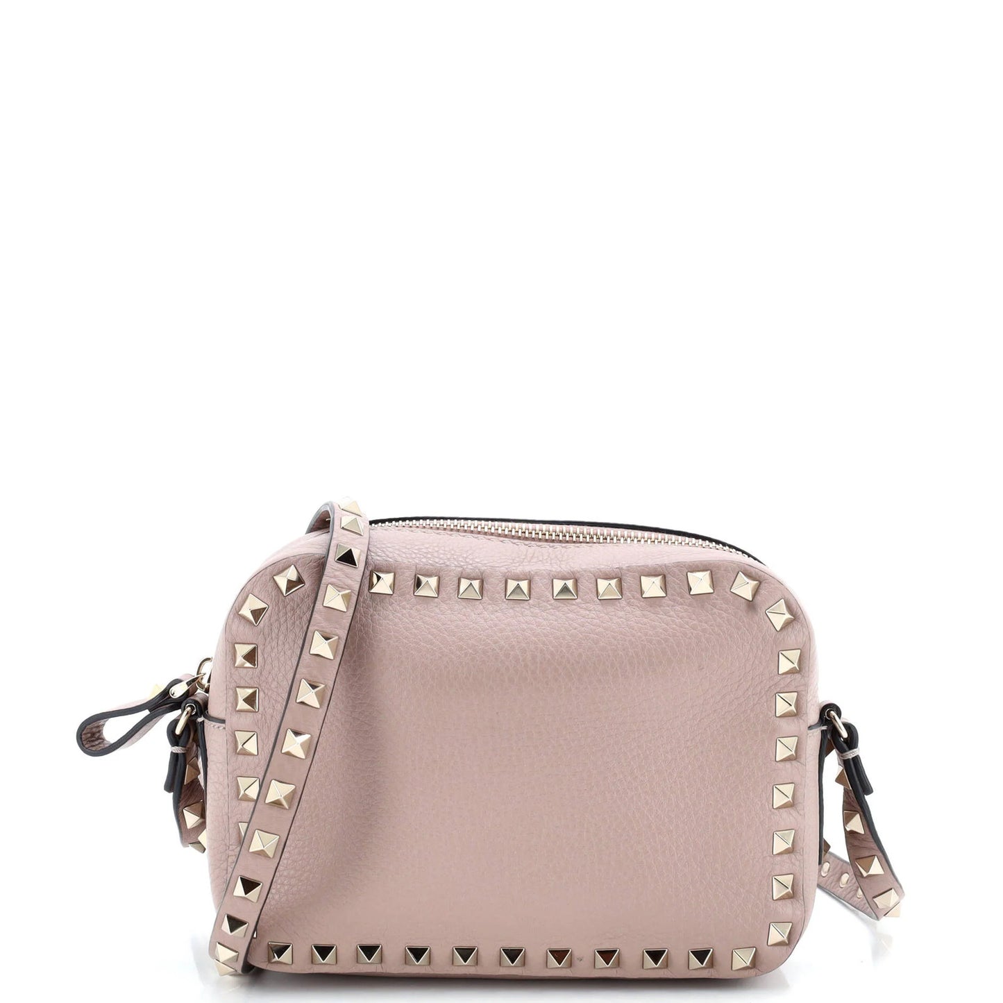 Valentino Garavani Rockstud Camera Crossbody Bag Leather