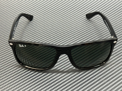 Ray Ban Rb4547 601 58 Black Green Polarized Unisex 57 Mm Sunglasses