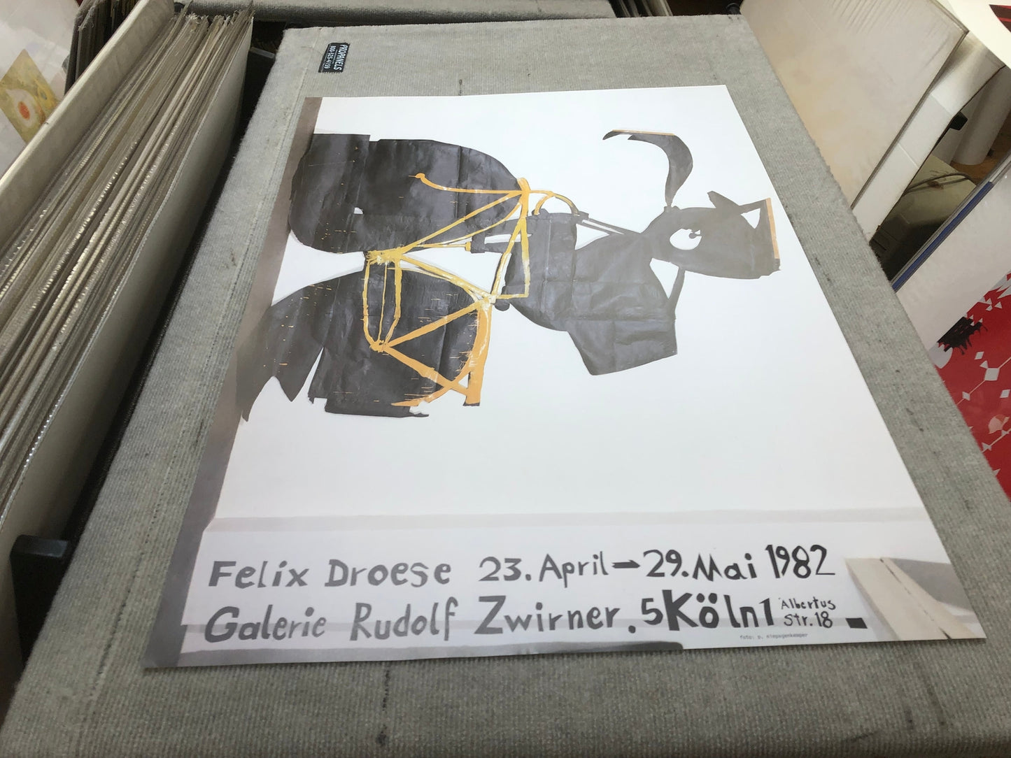 Felix Droese Galerie Rudolf Zwirner " Offset Lithograph Contempor