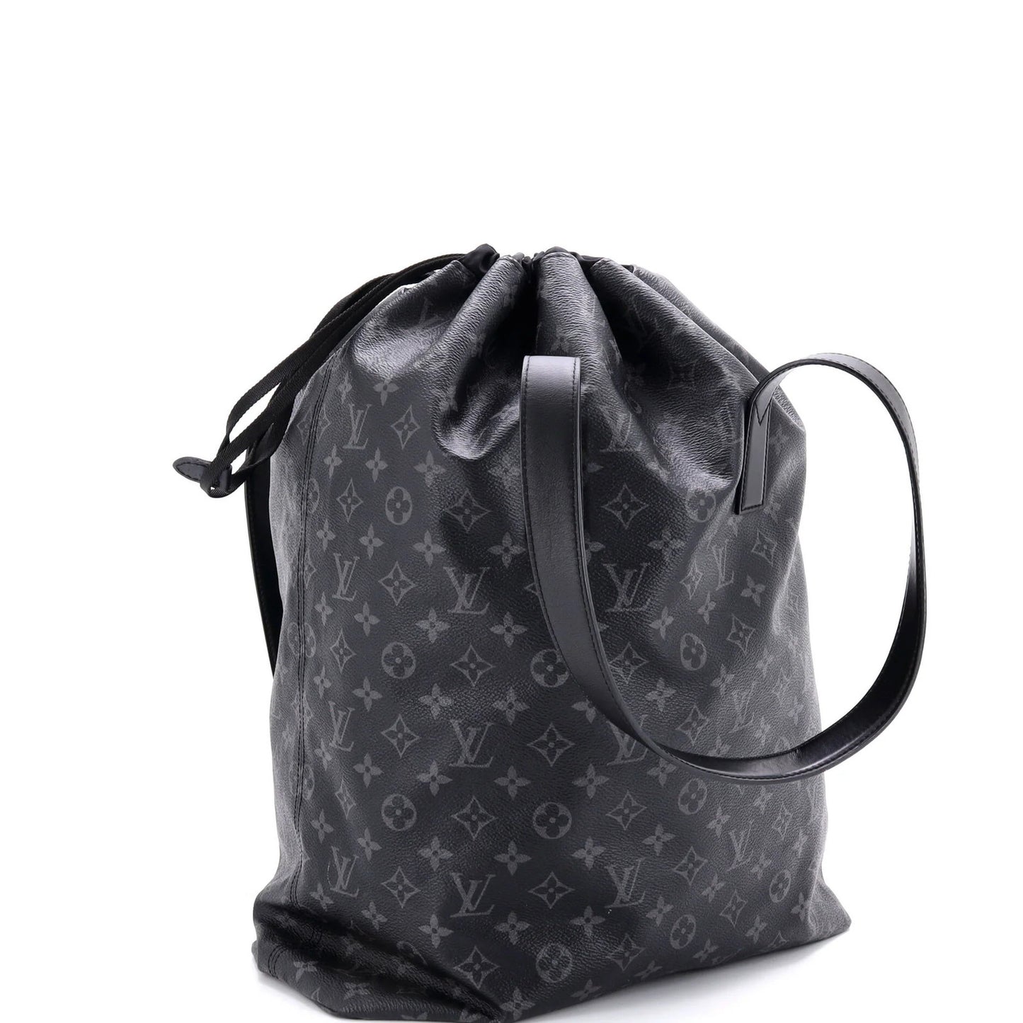 Louis Vuitton Cabas Light Drawstring Bag Monogram Eclipse Canvas