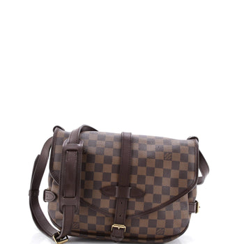 Louis Vuitton Saumur Handbag Damier 30