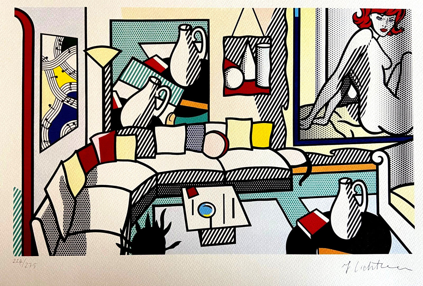 Roy Lichtenstein Lithograph Signed Numbered