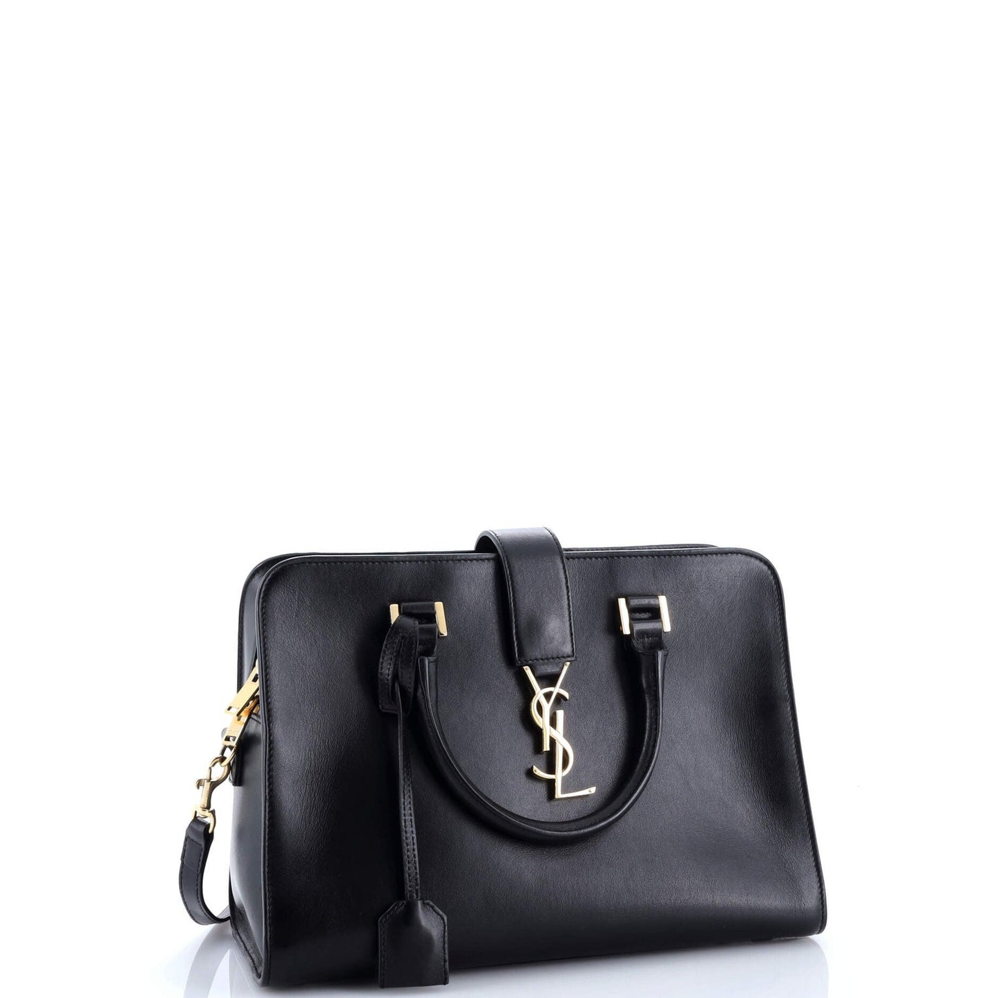 Saint Laurent Monogram Cabas Leather Small