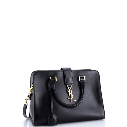 Saint Laurent Monogram Cabas Leather Small