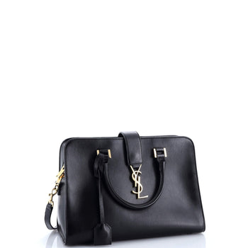 Saint Laurent Monogram Cabas Leather Small