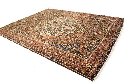 Handmade Antique Oriental Rug Floral Pattern