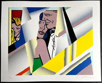 Roy Lichtenstein Lithograph Coa: Hand Numbered 275 Exe
