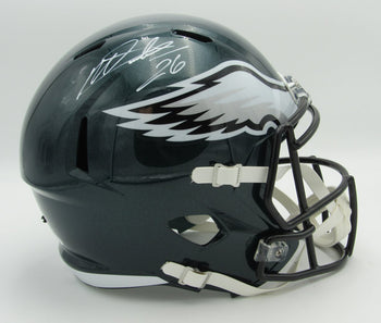 Miles Sanders Signed/Auto Eagles Speed Replica