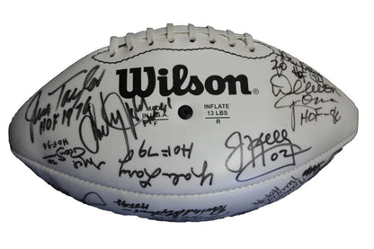 Pro Football Hall Of Fame Enshrinee Golf Classic Ix Autographed Football