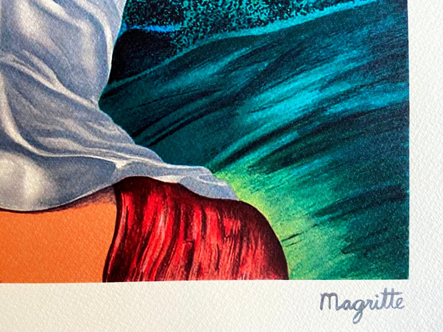 Ren Magritte Lithograph Coa Signed Numbered In Pencil