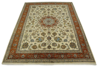Rare Vintage Oriental Rug Classic Floral