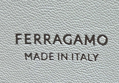 Salvatore Ferragamo Gancicni Top Handle Vanity Case Leather Micro