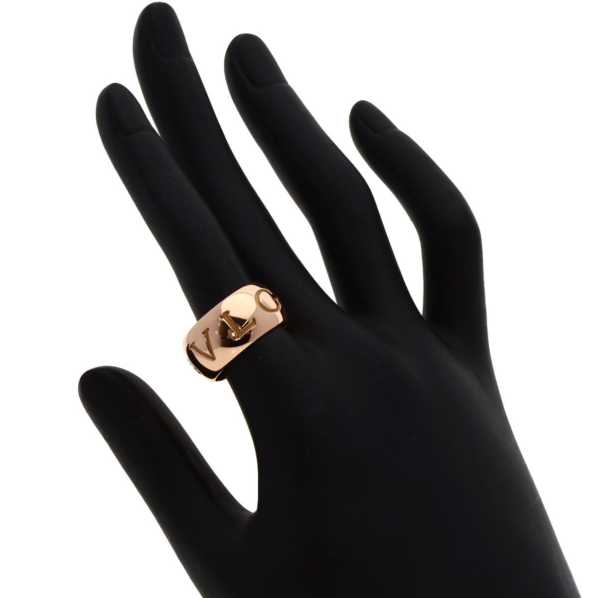 BVLGARI   Ring Mono logo ring # 54 K18 Pink Gold