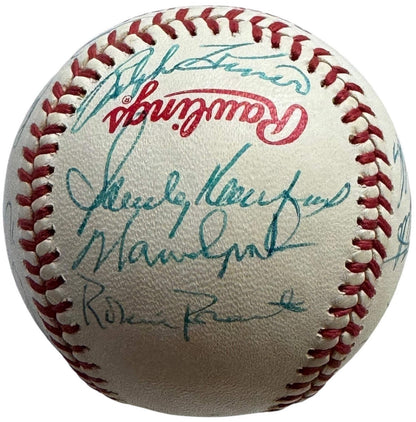 1984 Cracker Jack Old Timers Baseball Classic Autographed Baseball