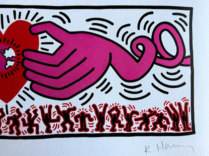 Keith Haring Lithograph Coa