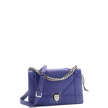 Christian Dior Diorama Flap Bag Grained Calfskin Medium