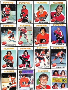 1975-76 Topps Hockey Philadelphia Flyers Team