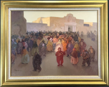 Tosar Granados Original Oil Painting Light And Shadow Large 25F Spanish Master