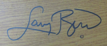 Larry Bird Autographed Boston Garden Parquet