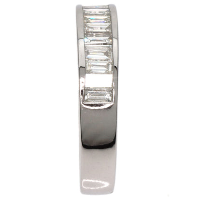 1Ct Diamond Ring Platinum Pt900 7.3G