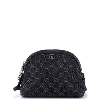 Gucci Ophidia Dome Shoulder Bag Gg Denim Small