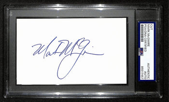 Mark Mcgwire Signed/Autographed Cut On 3X5 Index Card Oakland A'S Psa/Dna 197000