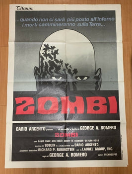 Zombi - Dawn Of The Dead (1978) Vintage Original Movie Promotion Poster Italy