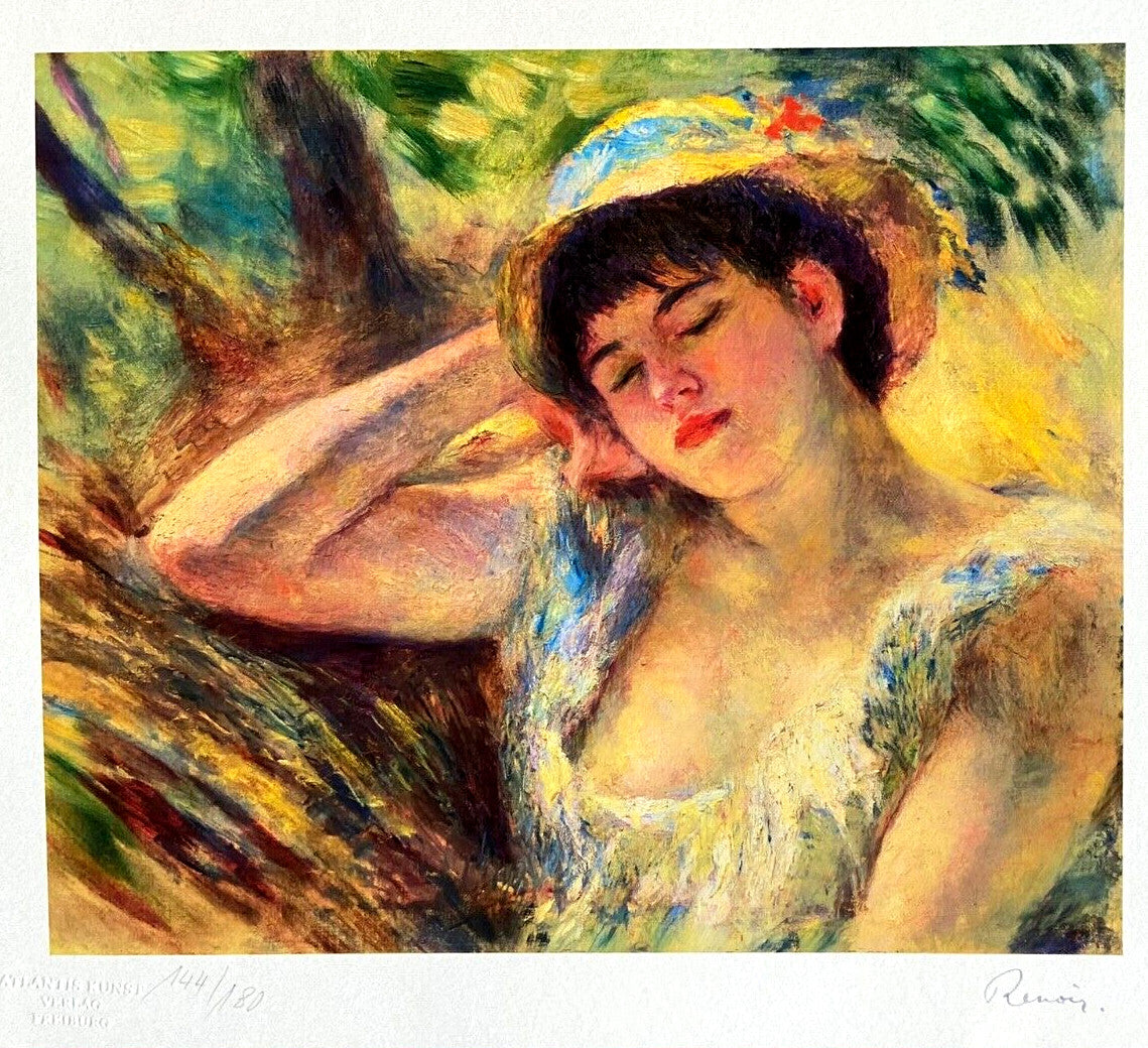 Pierre-Auguste Renoir Lithograph Coa Signed Numbered (Paul Czanne Gauguin)