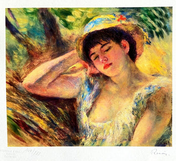 Pierre-Auguste Renoir Lithograph Coa Signed Numbered (Paul Czanne Gauguin)