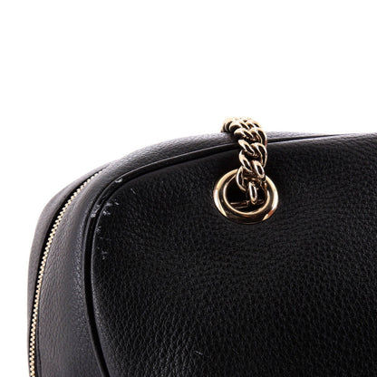 Gucci Soho Chain Zip Shoulder Bag Leather Medium
