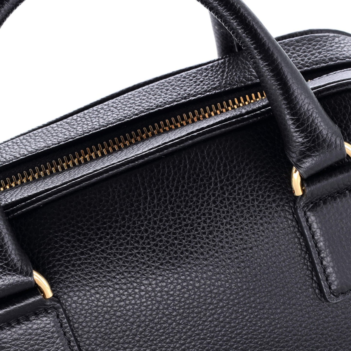 Versace Virtus Bowling Bag Leather