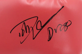 Dolph Lundgren Autographed/Inscr Left Boxing