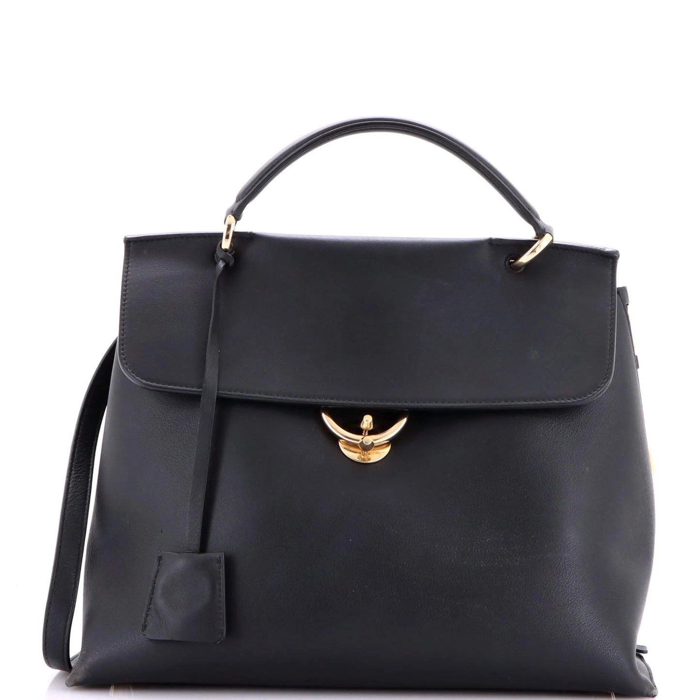 Salvatore Ferragamo Jet Set Top Handle Bag Leather Large