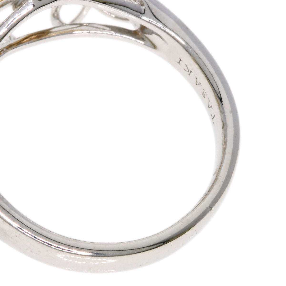 Tasaki   Ring Diamond Flower Motif K18 Yellow