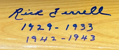 Rick Ferrell Autographed Cooperstown Bat