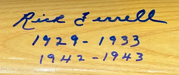 Rick Ferrell Autographed Cooperstown Bat