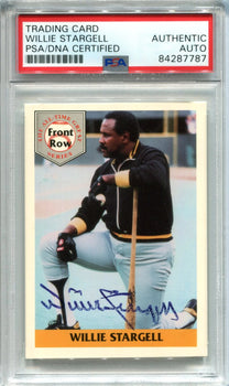 Willie Stargell Autographed 1992 Front Row Card (Psa)