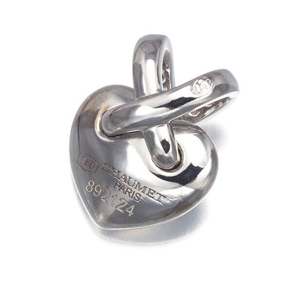 Chaumet Pendant Liens Heart Diamond 18K 750 White Gold