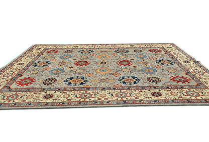 9X12 ft Handmade Kazak Serapi Oriental Rug Tribal