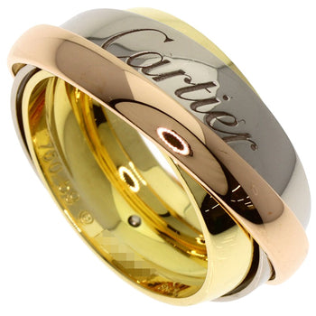 Gold CARTIER Trinity Must Essence #59 Ring K18 Yellow Gold K18 White
