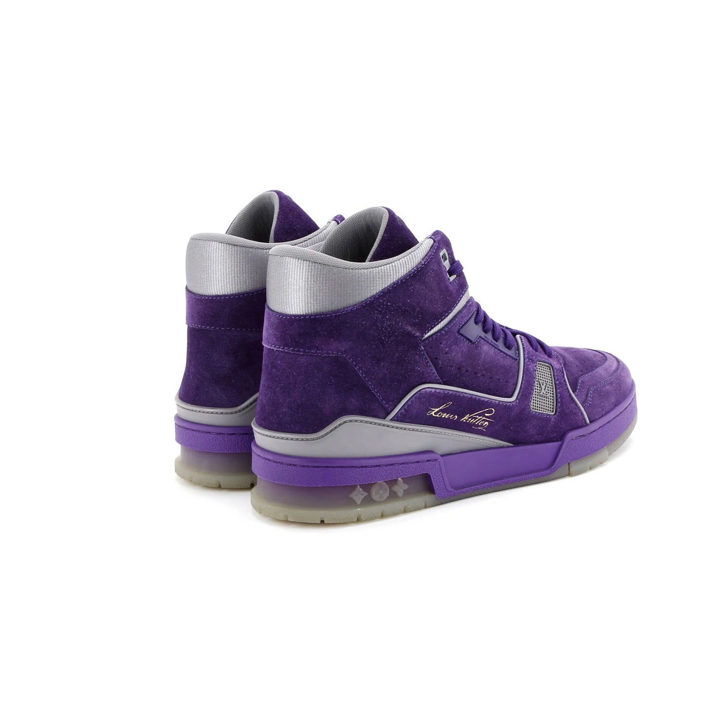 Louis Vuitton Men'S Lv Trainer Sneakers Suede