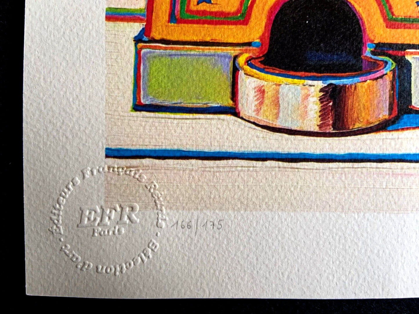 Wayne Thiebaud Lithograph Coa Signed Op Numbered