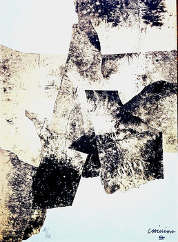 Eduardo Chillida Lithograph Coa Signed Numbered A Hand Limited