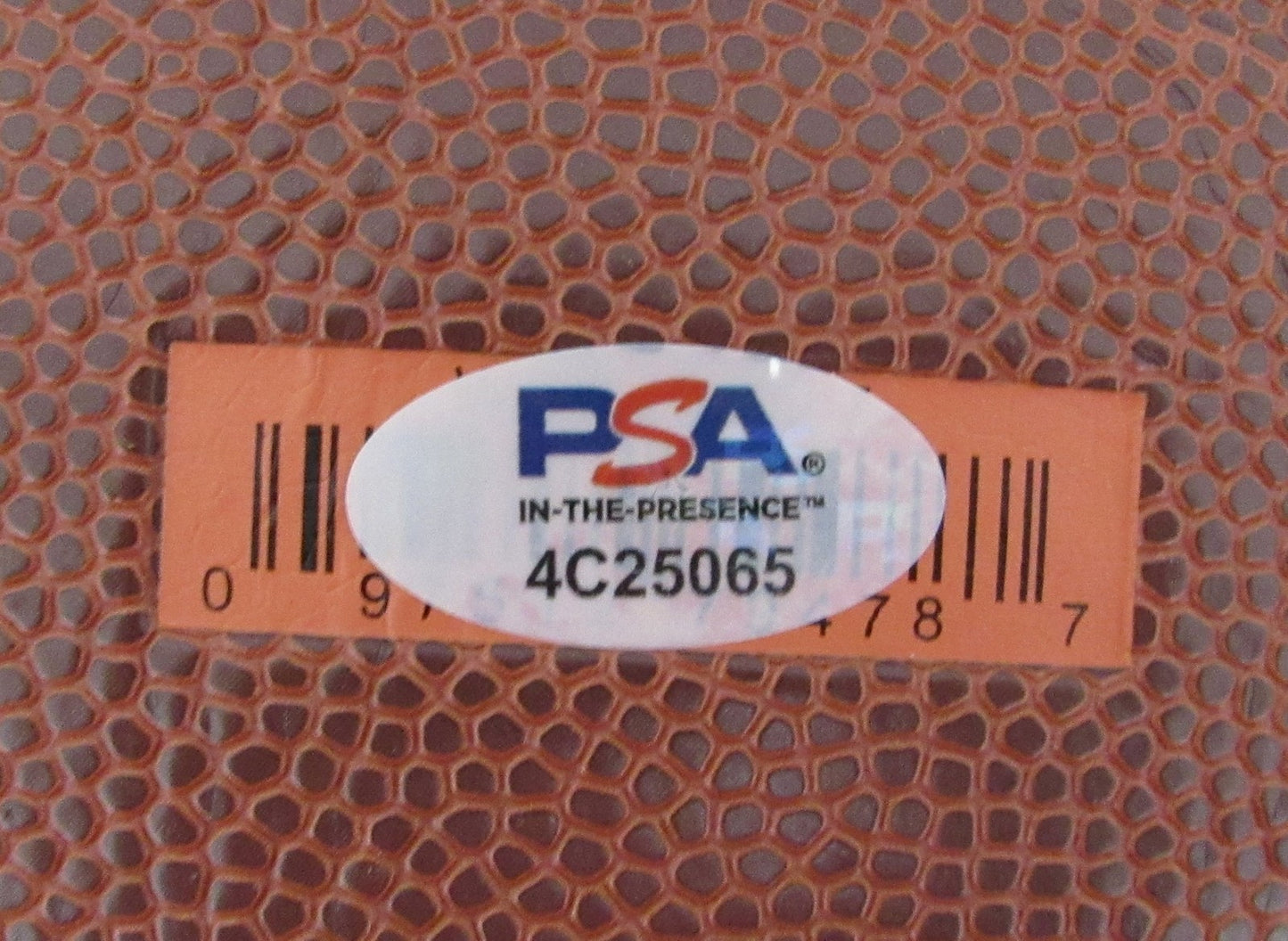 Larry Bird Hof Signed/Auto Wilson Nba Celtics Logo Basketball Psa/Dna 200498