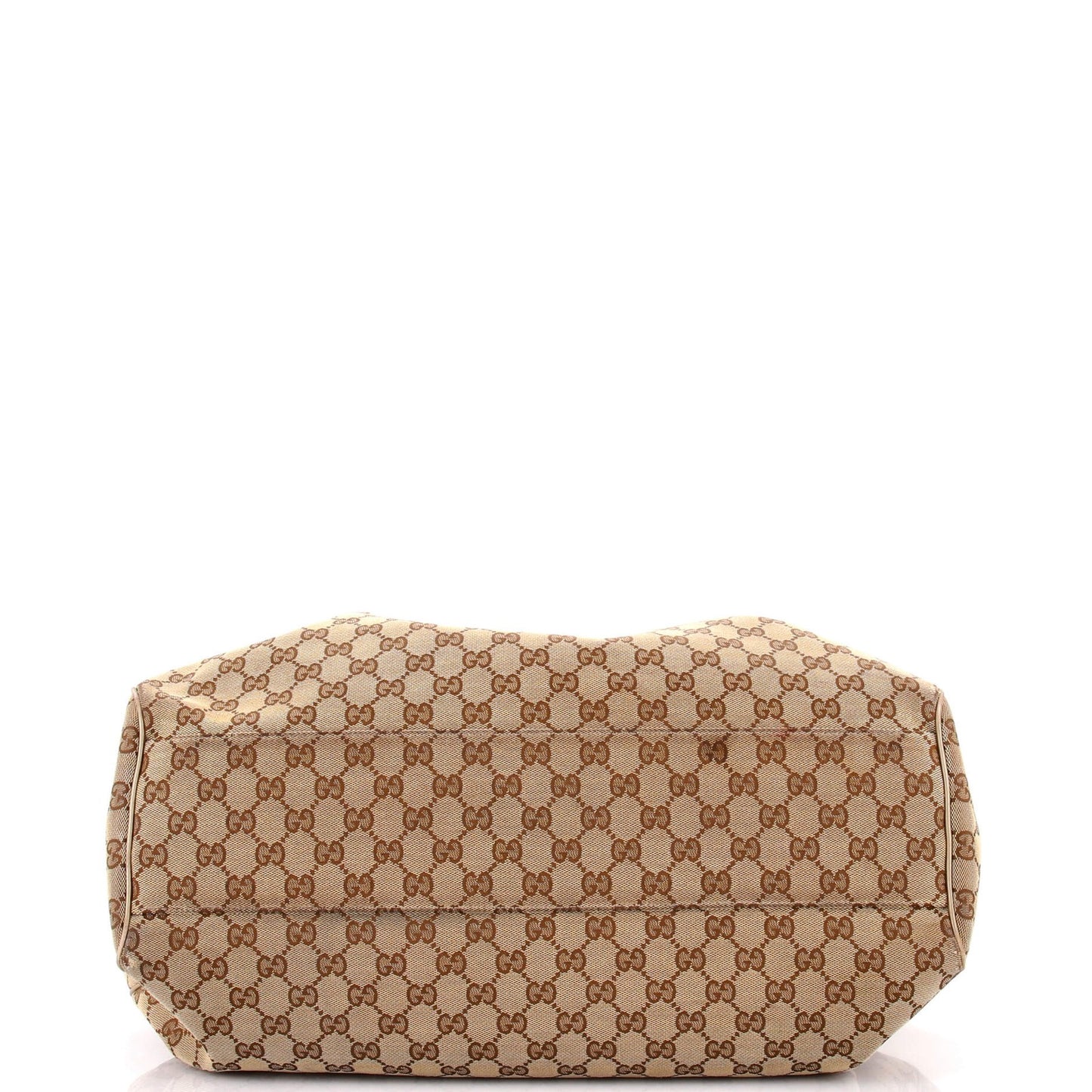 Gucci Sukey Tote Gg Canvas With Leather Large