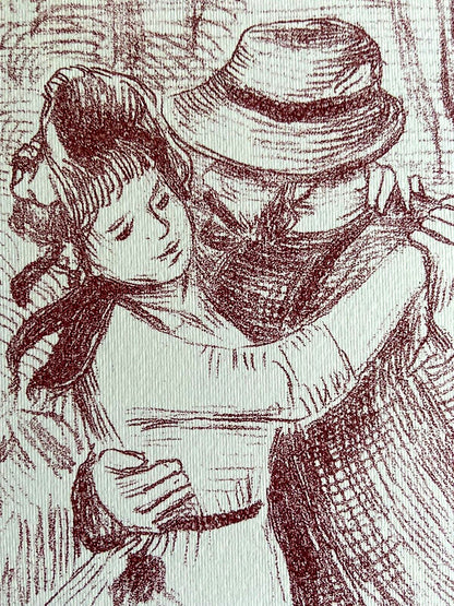 Pierre-Auguste Renoir Lithograph Coa Signed Numbered - Paul Gauguin Czanne