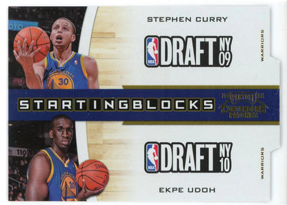 Steph Curry & Ekpe Udoh 2010-11 Panini Playoff