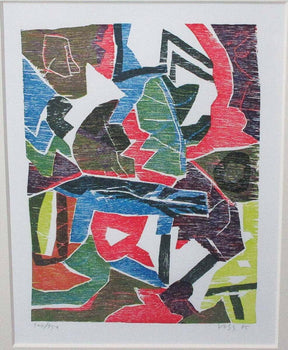 Jan Voss (Germany) Signed Original Lithograph