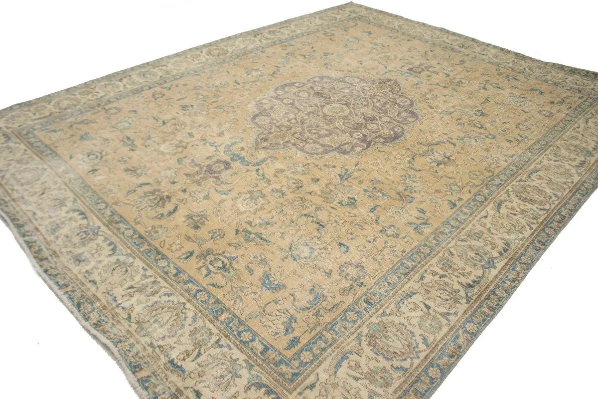 Oriental Rug 10x13 Classic Antique Farmhouse Muted Floral Style Carpet