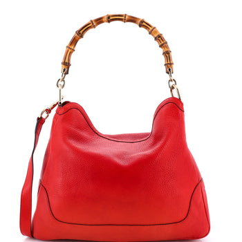 Gucci Diana Bamboo Shoulder Bag Leather Medium